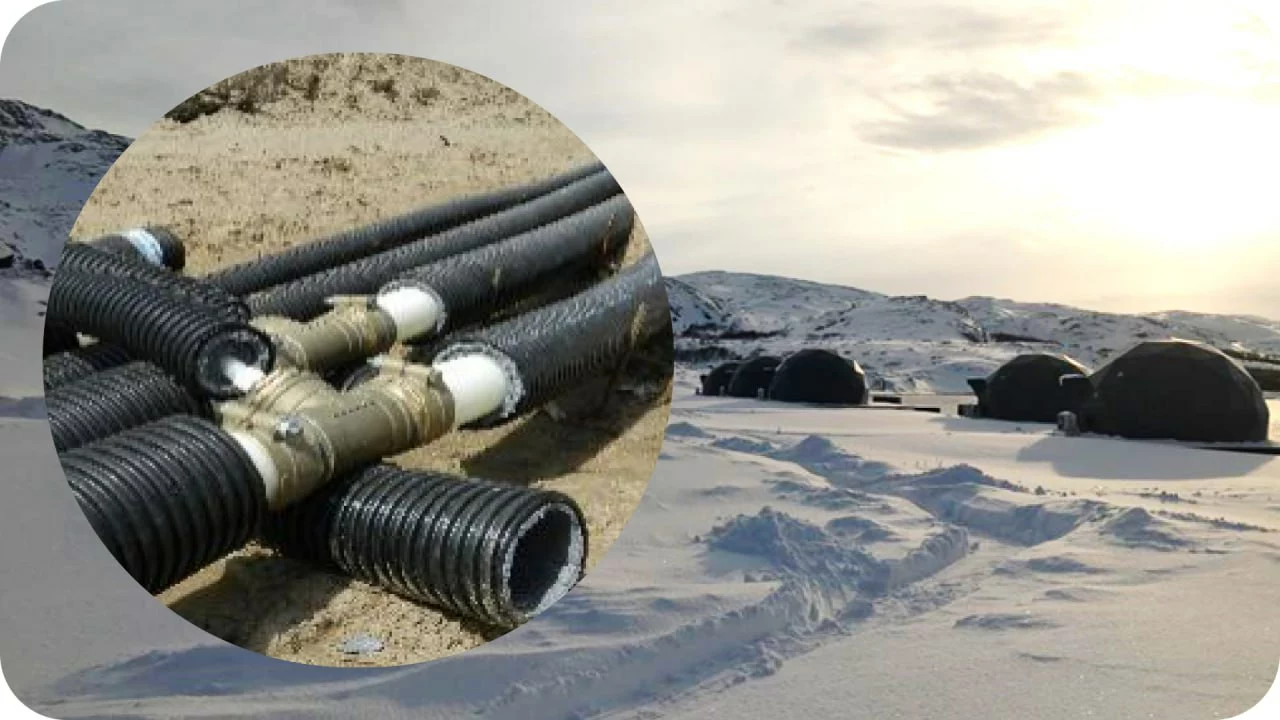 Теплотрассы USYSTEMS с открытой прокладкой в глэмпинге «Китовый Берег»: надежная работа в условиях Заполярья